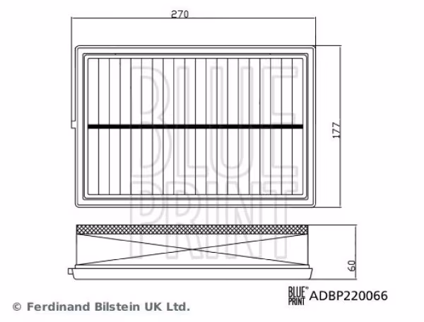 BLUE PRINT Filtro aria