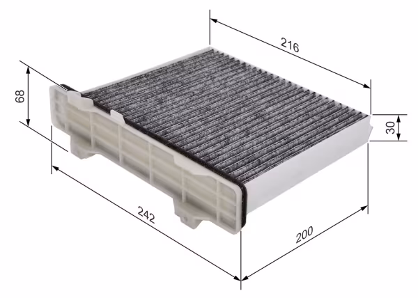 BOSCH Filtro, Aria abitacolo