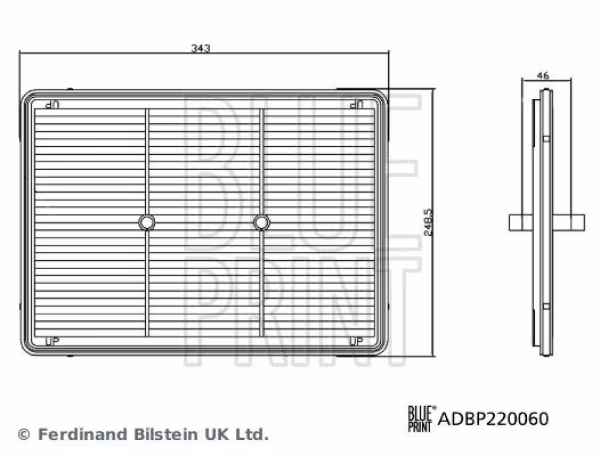 BLUE PRINT Filtro aria