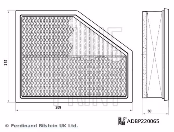 BLUE PRINT Filtro aria