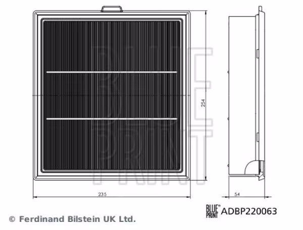 BLUE PRINT Filtro aria