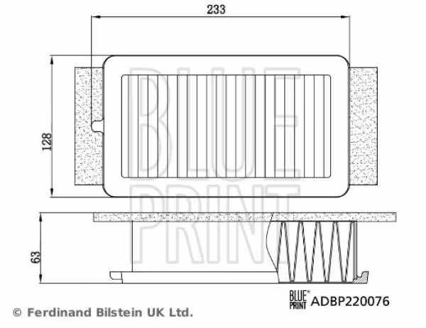 BLUE PRINT Filtro aria