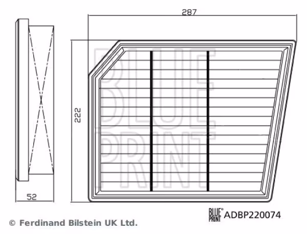 BLUE PRINT Filtro aria