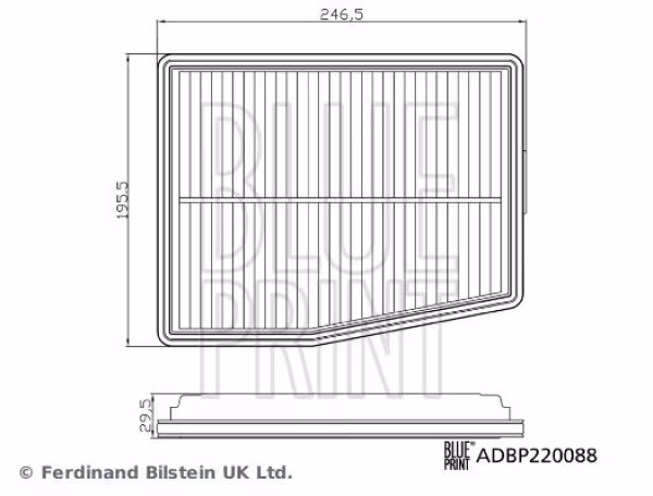 BLUE PRINT Filtro aria