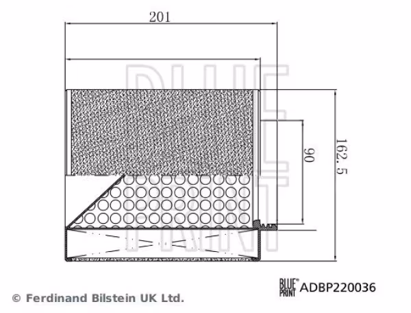 BLUE PRINT Filtro aria