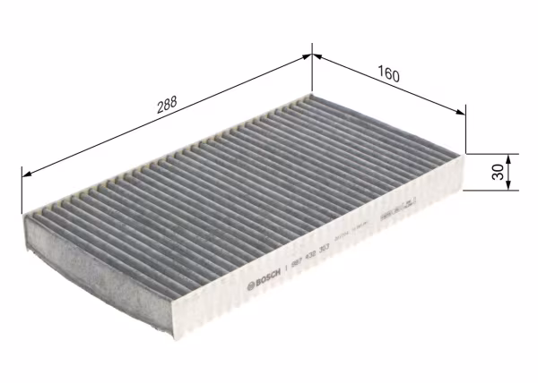 BOSCH Filtro, Aria abitacolo