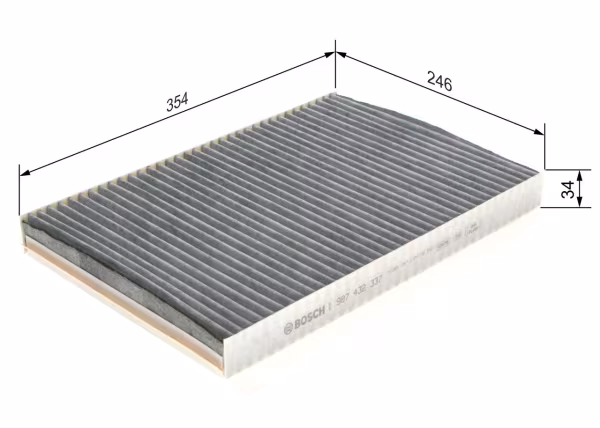 BOSCH Filtro, Aria abitacolo