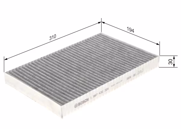 BOSCH Filtro, Aria abitacolo