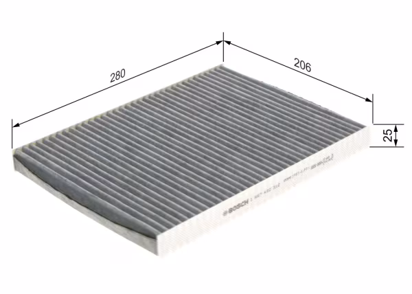 BOSCH Filtro, Aria abitacolo