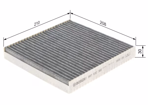BOSCH Filtro, Aria abitacolo