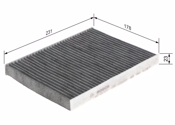 BOSCH Filtro, Aria abitacolo