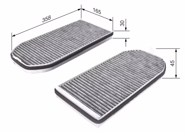 BOSCH Filtro, Aria abitacolo