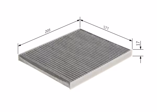 BOSCH Filtro, Aria abitacolo