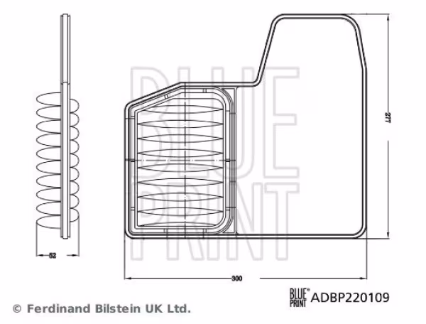 BLUE PRINT Filtro aria