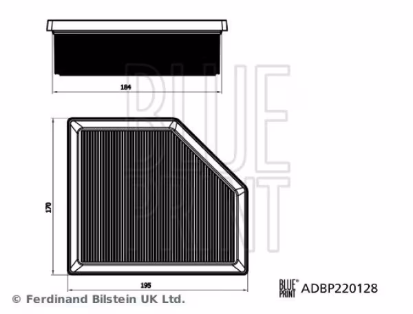 BLUE PRINT Filtro aria