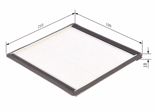 BOSCH Filtro, Aria abitacolo