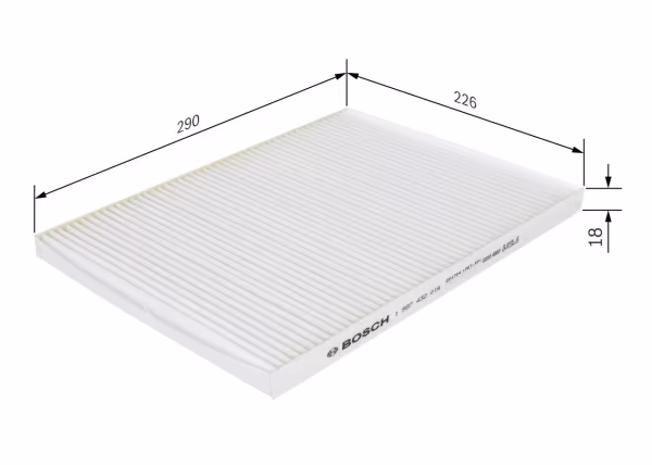 BOSCH Filtro, Aria abitacolo
