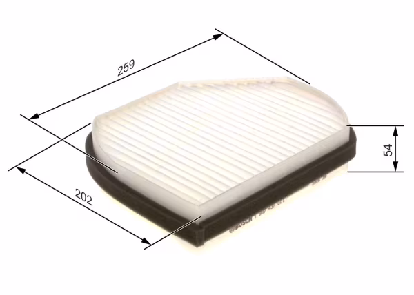 BOSCH Filtro, Aria abitacolo
