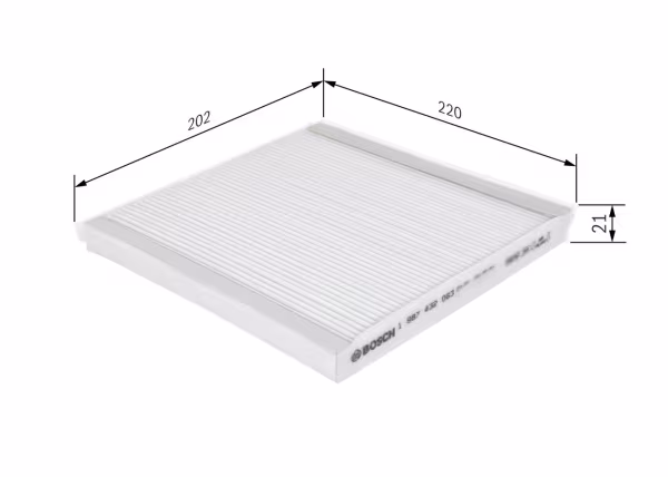 BOSCH Filtro, Aria abitacolo