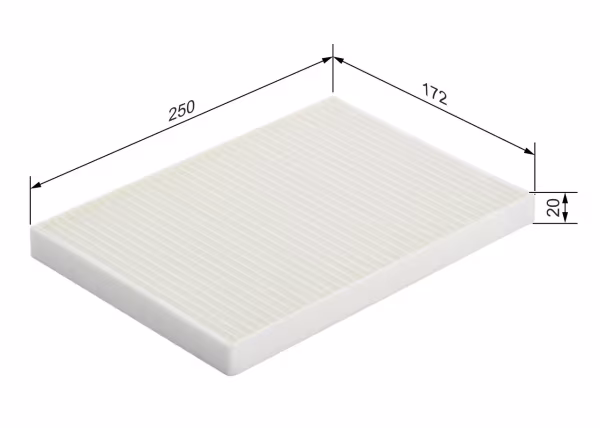 BOSCH Filtro, Aria abitacolo