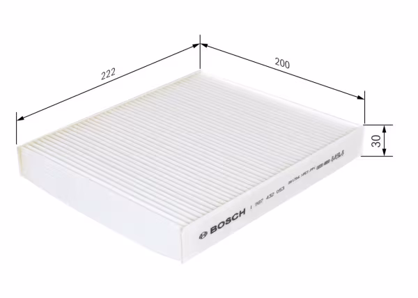 BOSCH Filtro, Aria abitacolo