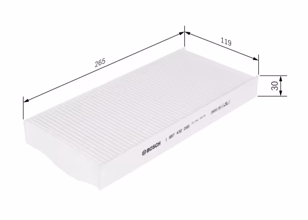 BOSCH Filtro, Aria abitacolo
