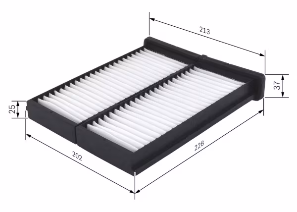 BOSCH Filtro, Aria abitacolo