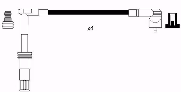 NGK Kit cavi accensione