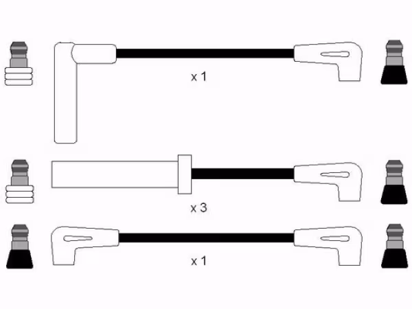 NGK Kit cavi accensione