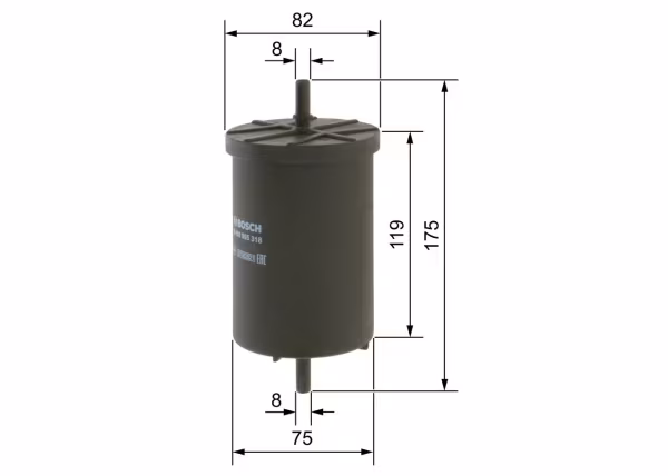 BOSCH Filtro carburante