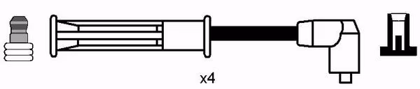 NGK Kit cavi accensione
