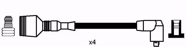 NGK Kit cavi accensione