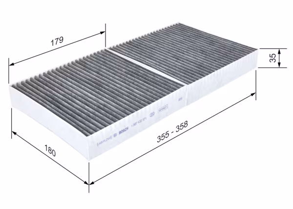 BOSCH Filtro, Aria abitacolo