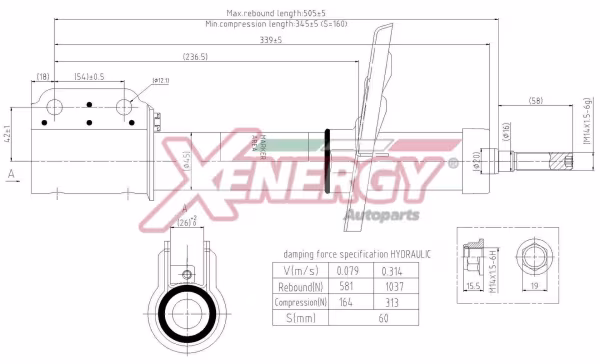 AP XENERGY Ammortizzatore