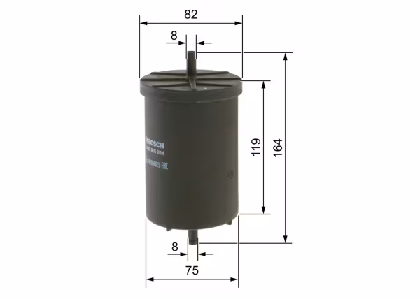 BOSCH Filtro carburante