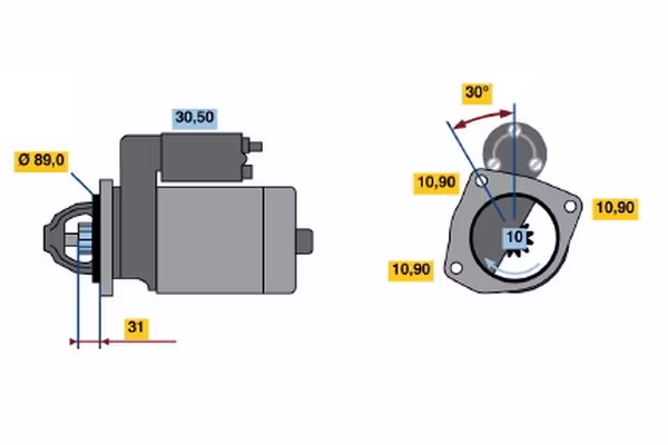 BOSCH Motorino d\'avviamento