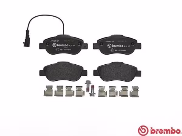 BREMBO Kit pastiglie freno, Freno a disco