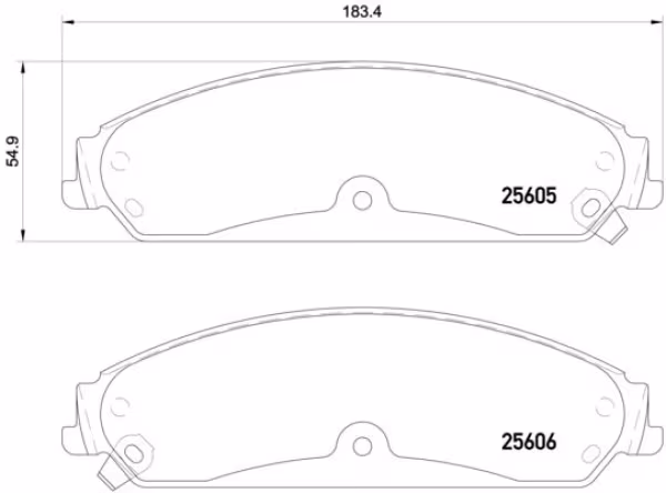 BREMBO Kit pastiglie freno, Freno a disco