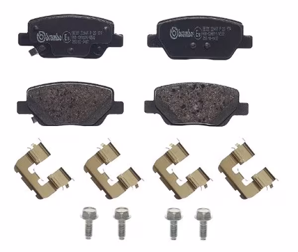 BREMBO Kit pastiglie freno, Freno a disco