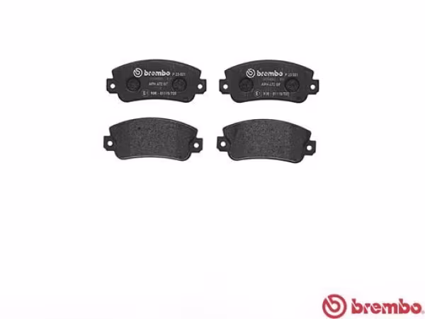 BREMBO Kit pastiglie freno, Freno a disco