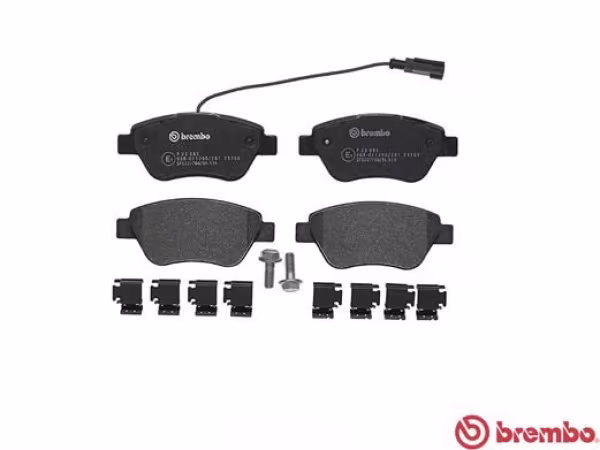 BREMBO Kit pastiglie freno, Freno a disco