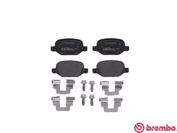 BREMBO Kit pastiglie freno, Freno a disco