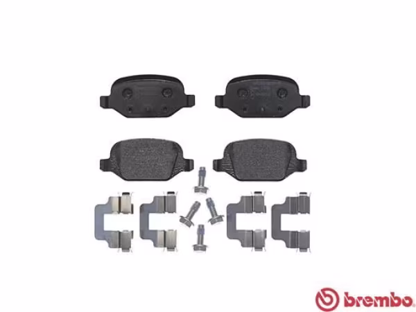BREMBO Kit pastiglie freno, Freno a disco