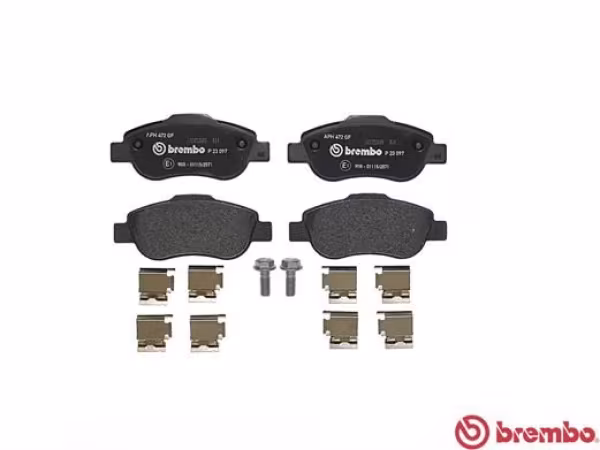 BREMBO Kit pastiglie freno, Freno a disco