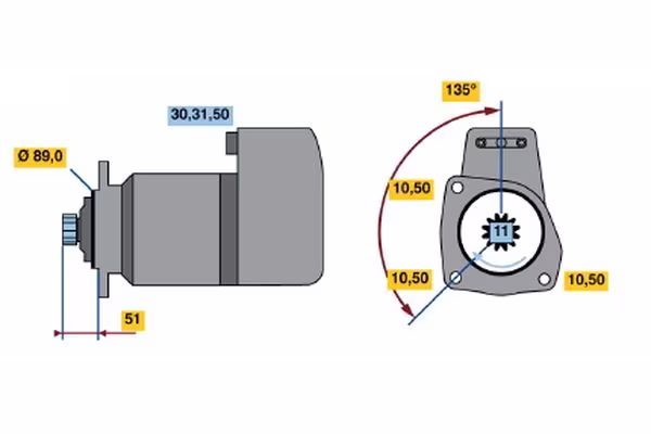 BOSCH Motorino d\'avviamento