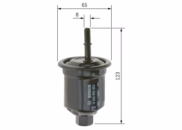 BOSCH Filtro carburante