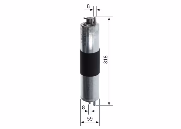 BOSCH Filtro carburante