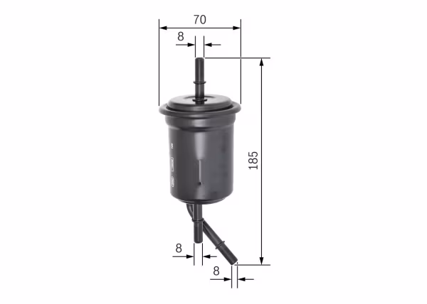 BOSCH Filtro carburante