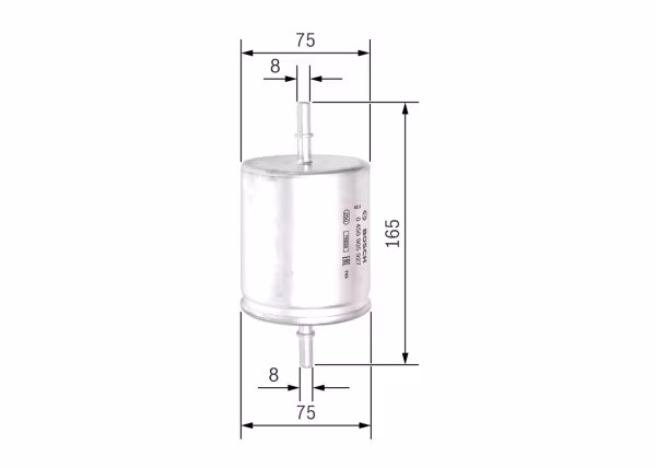BOSCH Filtro carburante