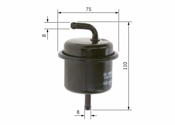 BOSCH Filtro carburante